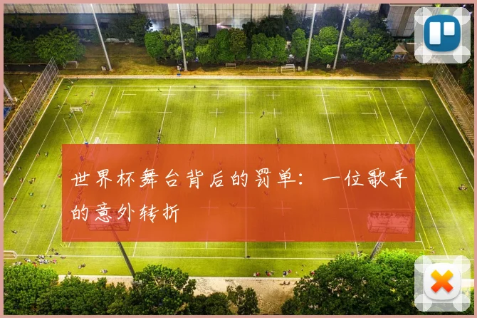 世界杯舞台背后的罚单：一位歌手的意外转折